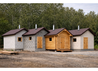 Из каких блоков лучше строить баню